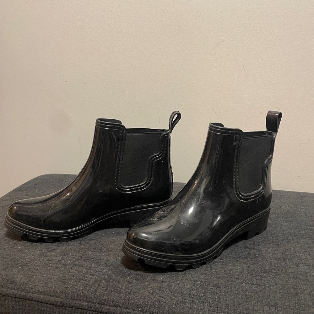 Black Womens Rain Boots